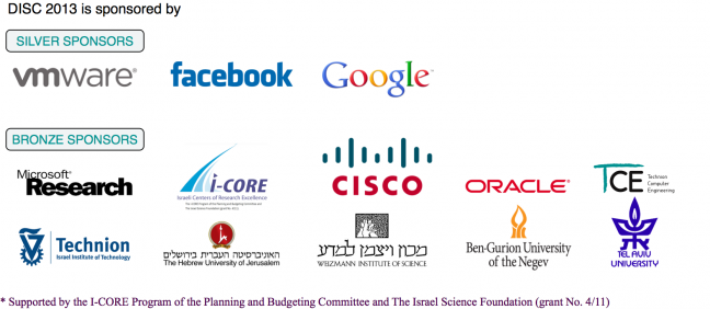 Disc 2013 Sponsors