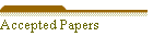 Accepted Papers