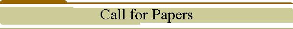 Call for Papers